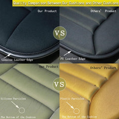 Memory foam core close-up showing rebound on RaoRanDang cushion