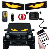 RAOZBE Devil Eyes Light on windshield provides synchronized full color display for cars