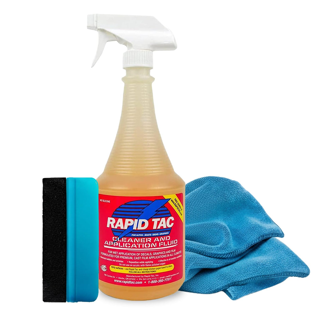 Rapid Tac 32oz cleaner bottle for prep and surface degreasing