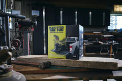 RAPTOR 0821V dried cure finish reveals UV-resistant, long-lasting protection.