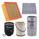 RARAYC 6.7L Cummins fuel filter kit packshot showing complete replacement set
