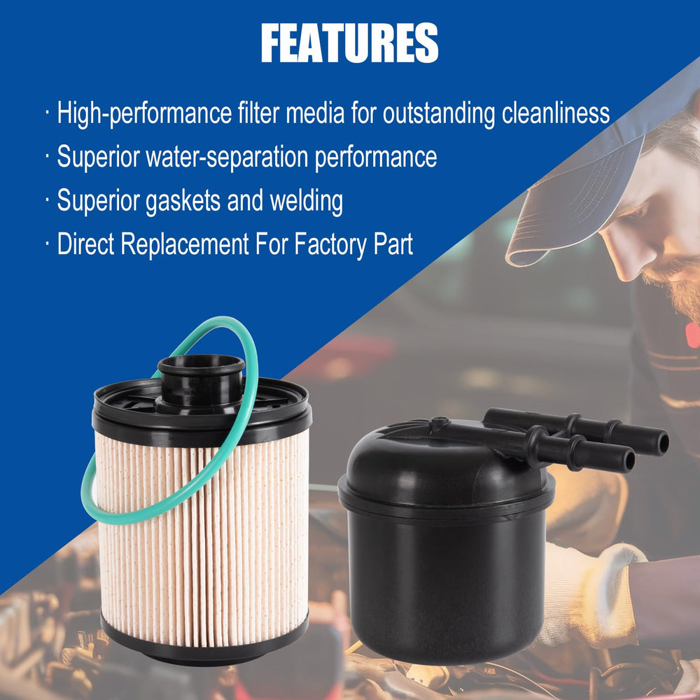 RARAYC 6.7L Powerstroke oil filter view emphasizes reliable lubrication and engine longevity.