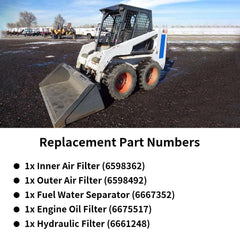 RARAYC kit compatible with Bobcat loaders ensures easy maintenance.