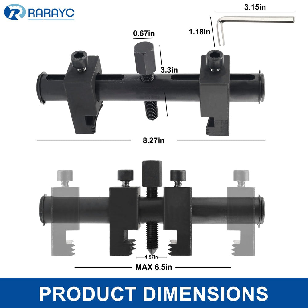 RARAYC anti-slip thread detail for secure grip during disassembly