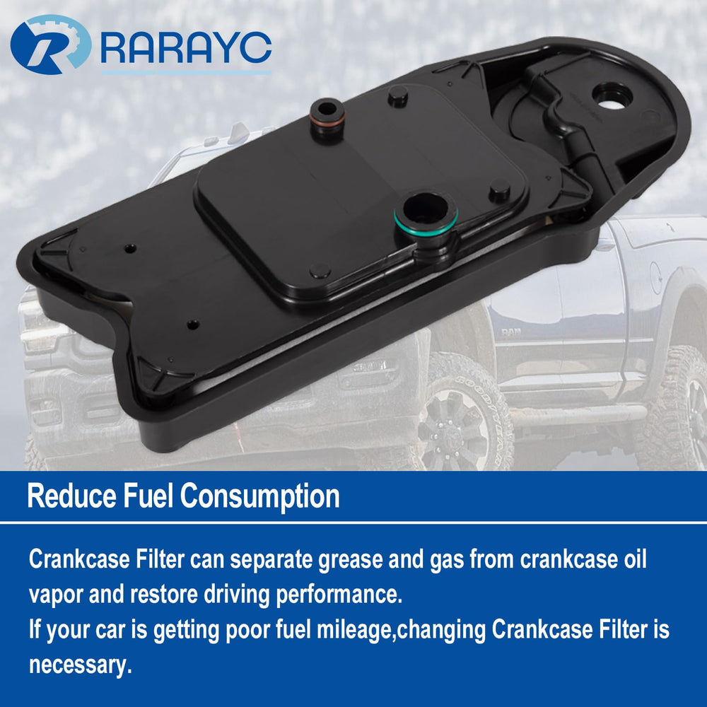 RARAYC crankcase breather filter kit for Ram 5500—promotes balanced crankcase pressure.