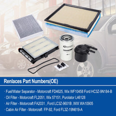 RARAYC oil filter included for reliable engine oil filtration