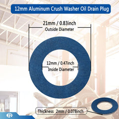 RARAYC oil drain plug washers fit Toyota, Lexus, and Scion models.
