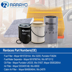 RARAYC water separator image emphasizes Mopar replacement compatibility