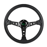 RASTP universal racing steering wheel front view with ergonomic grip for precise control