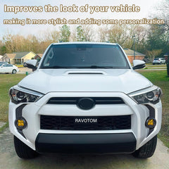 RAVOTOM ABS front bumper trim in textured black for 4Runner