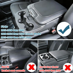 RAVOTOM patent-design organizer docks securely into armrest cup holder