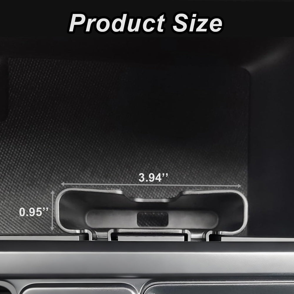 RAVOTOM dovetail-fitment into front storage well keeps the mount secure.