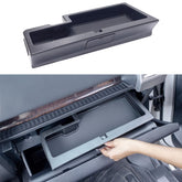 RAVOTOM glove box organizer for Ford F-150 2015-2020 enhances storage privacy.