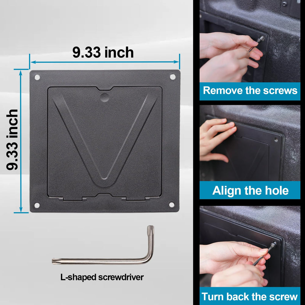 RAVOTOM protective cover aligns with the power supply area and keeps button access.