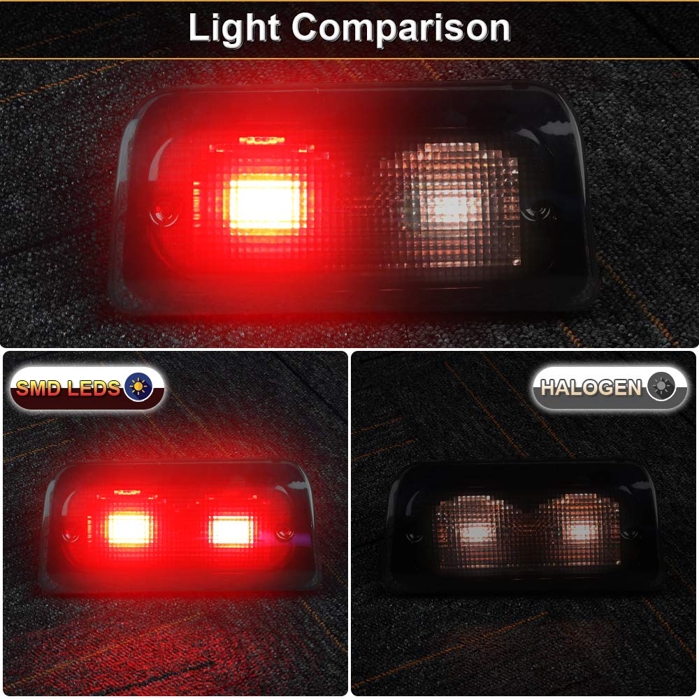 RAVSOFT ABS/PC lens housing resists scratches and weathering.