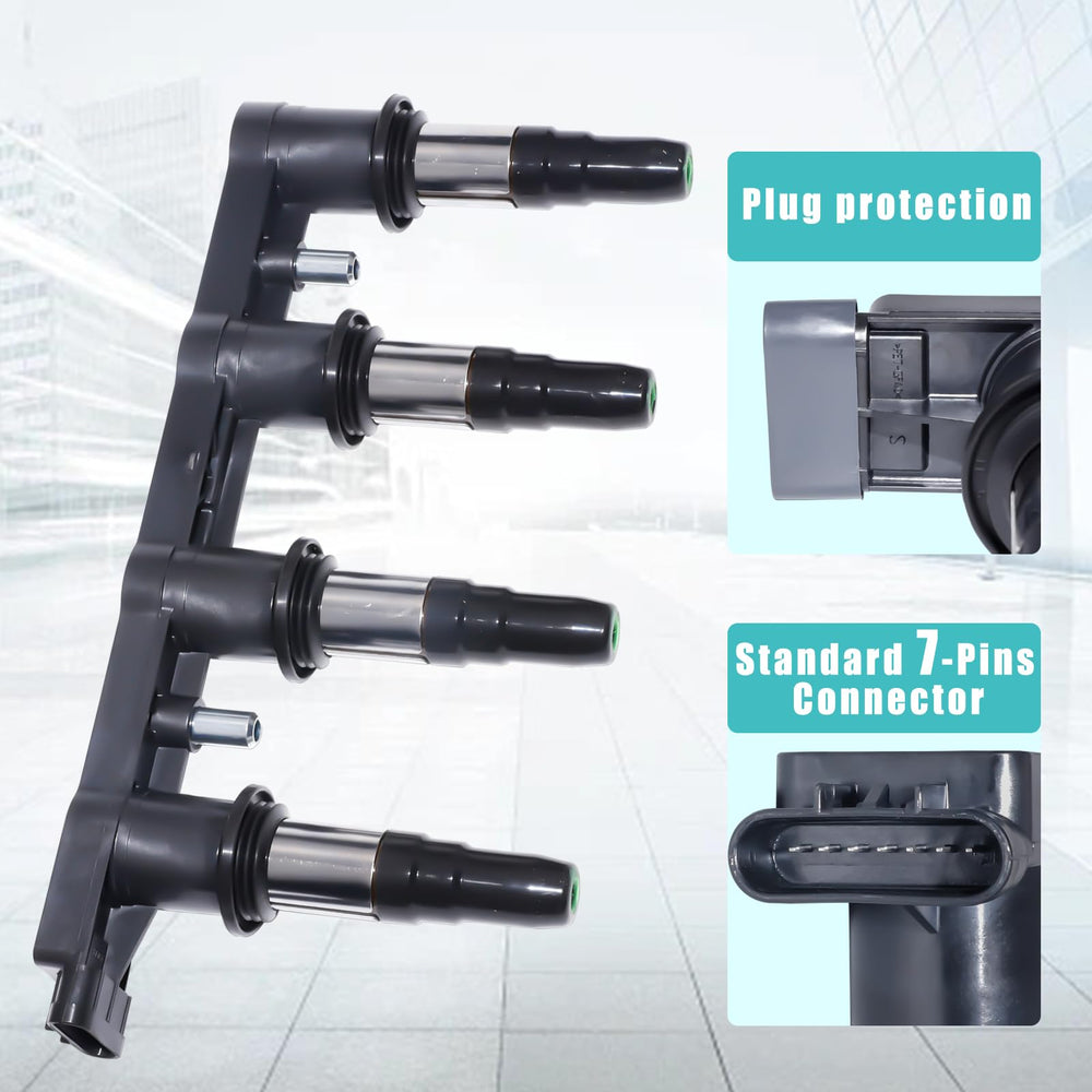 RAWOK ignition coil pack packaging emphasizes OEM standards and testing.