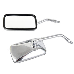 Rawsomes chrome housing and aluminum stem delivering sturdy rear visibility.
