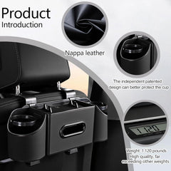 RAXSEG tissue dispenser backseat keeps tissues handy for passengers.
