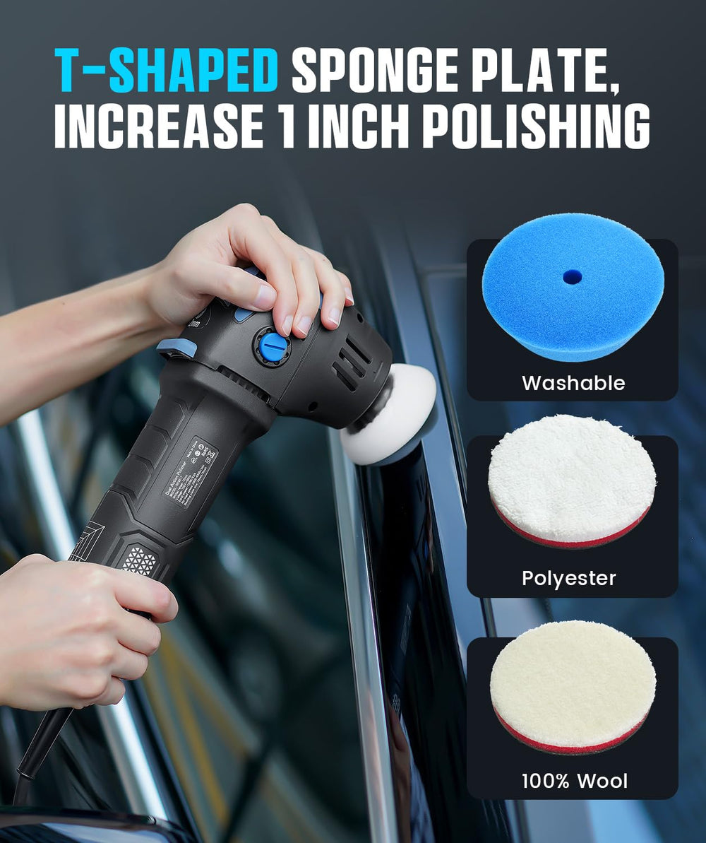RAYBAO 750W car buffer for detailing and waxing