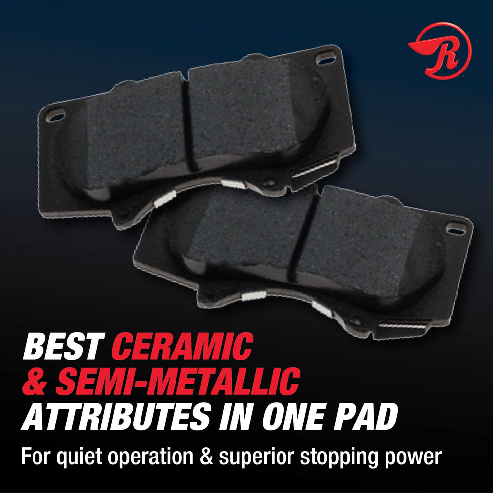 Raybestos Element3 EHT rear brake pad for Sentra delivering strong stopping with reduced rotor wear