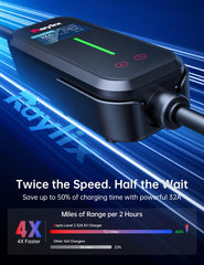 Raylix portable design for home, work, or travel charging.