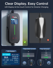 Raylix charger adjustable current for flexible charging on the go