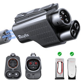 Raylix Tesla to CCS1 adapter securely locks for stable fast charging.