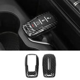 RAZPOY RAM key fob cover with carbon fiber pattern boosts durability and style.