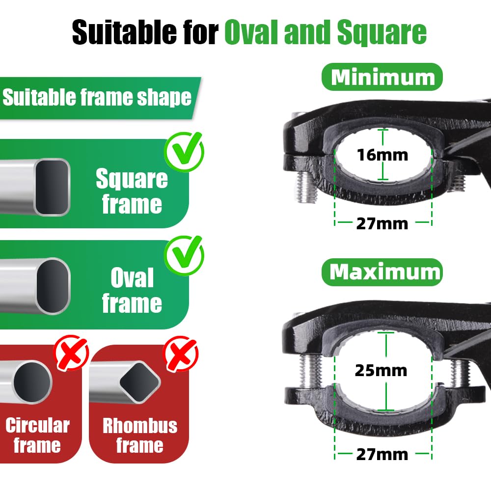 RBRL kickstand height adjustable for perfect fit on 24-29 inch bikes.