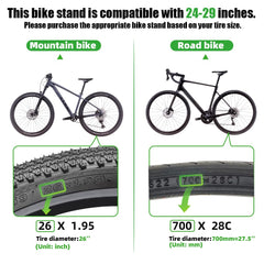 RBRL kickstand with tool-free adjustment for quick lean angle setup.