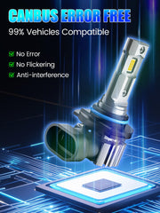 RCJ 9005 9006 bulbs combo aerospace aluminium body durability