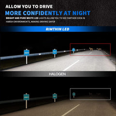 RCJ 9006/HB4 cool white 6000K creates clearer night visibility