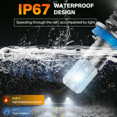 RCJ H11 fog light with cooling fan maintains stable performance