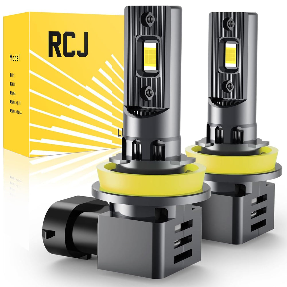 RCJ H11 LED fog light 100W for clearer nighttime driving