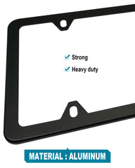 RCKJNJ black aluminum frame 1.3 mm thick provides durable framing
