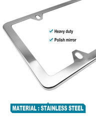 RCKJNJ stainless steel chrome frame highlights a high-gloss finish.