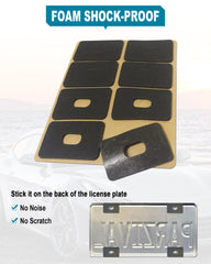 RCKJNJ universal-fit for most US license plates