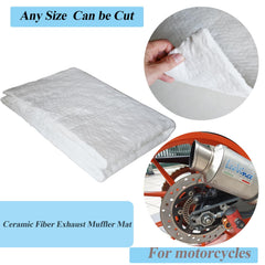 RddenIy close-up shows installation-ready muffler mat for universal fit.