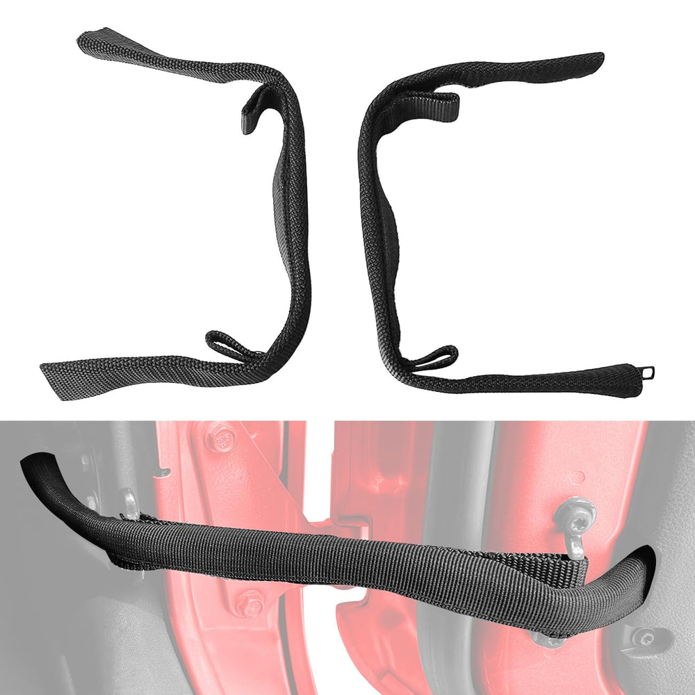RDFUN Jeep Wrangler door strap durable for long-lasting protection of the door harness