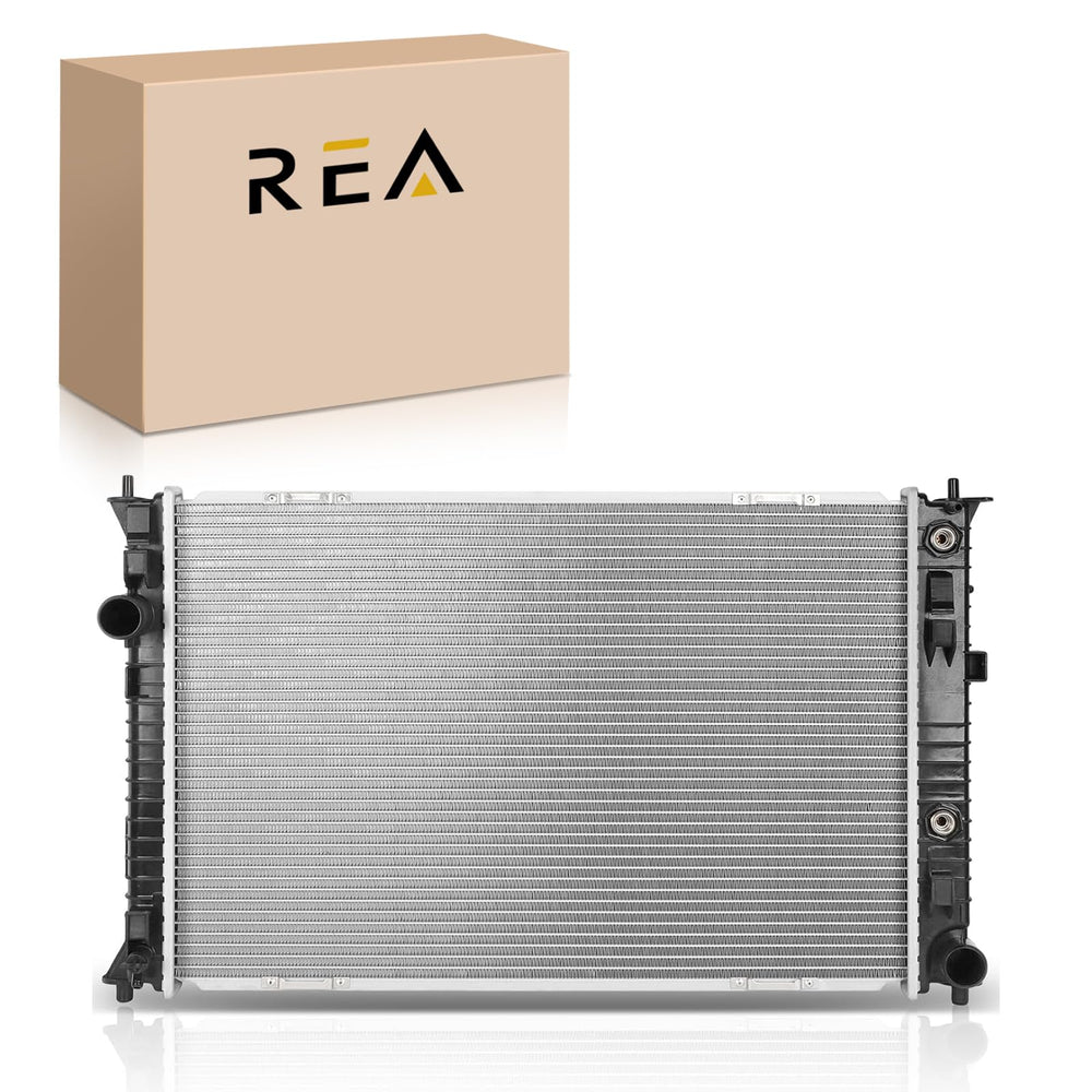 Readair radiator front view shows OEM-fit design for Ford Fusion cooling needs