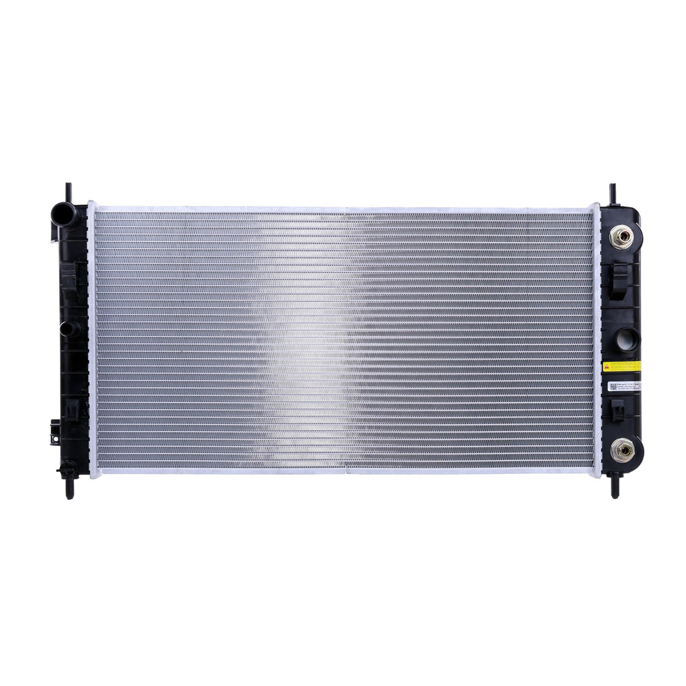 Readair radiator for Malibu, front view, highlighting precise fit and reliable cooling