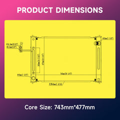 Readair transmission oil cooler core detail for reliable cooling
