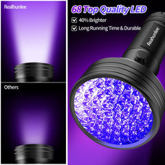 REALHUNLEE protective glasses protect eyes during UV inspections.
