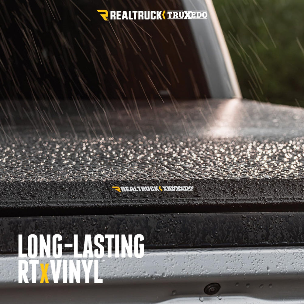 RealTruck TruXport handles snow loads with built-in cross bows.