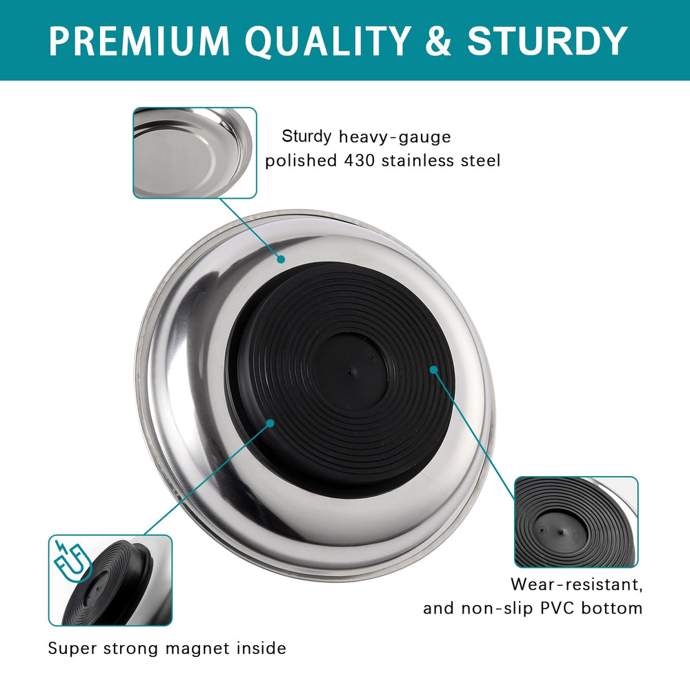 Premium stainless steel Rechabite bowls with durable PVC bottom for wear resistance