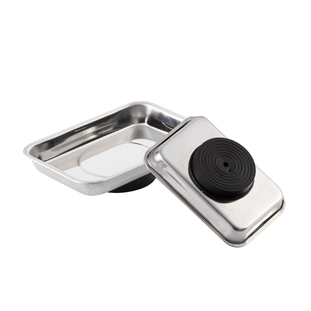 Rechabite rectangle magnetic trays organize your workspace during automotive tasks