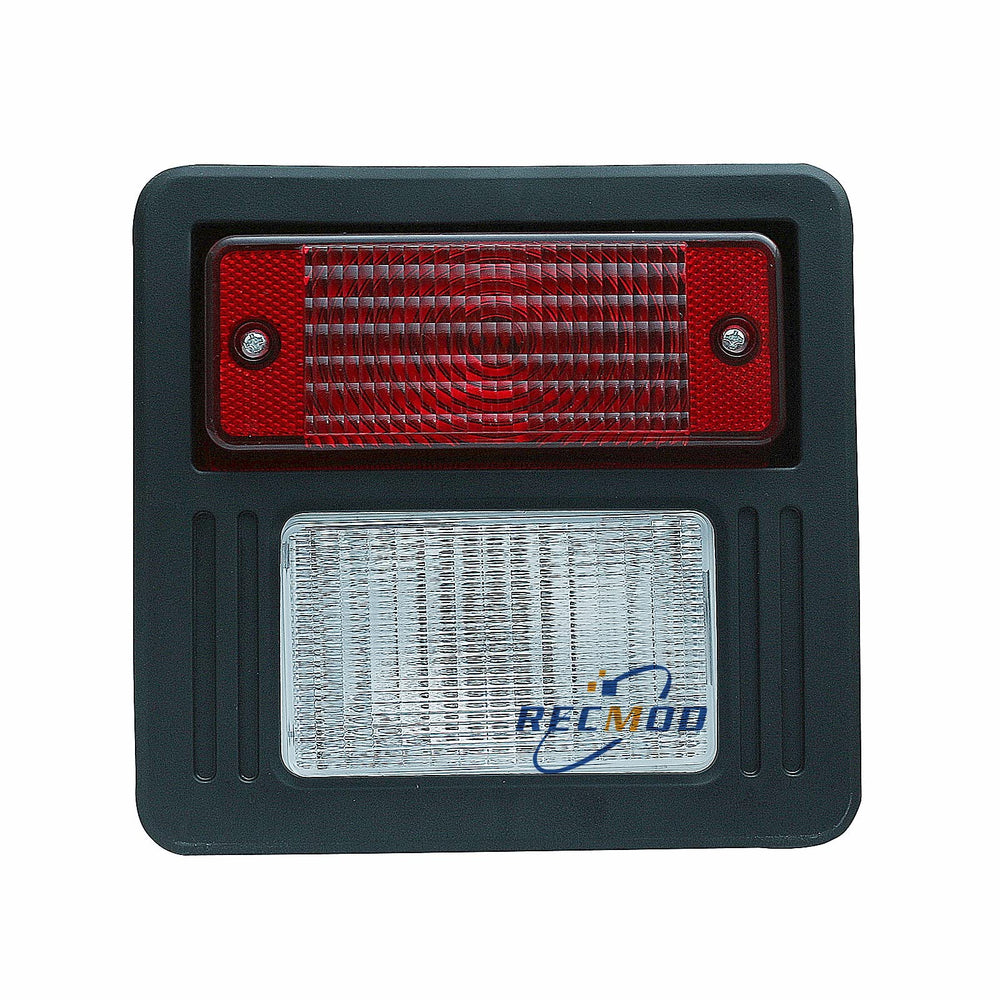 Recmod tail light assembly rear view shows secure mounting and easy replacement