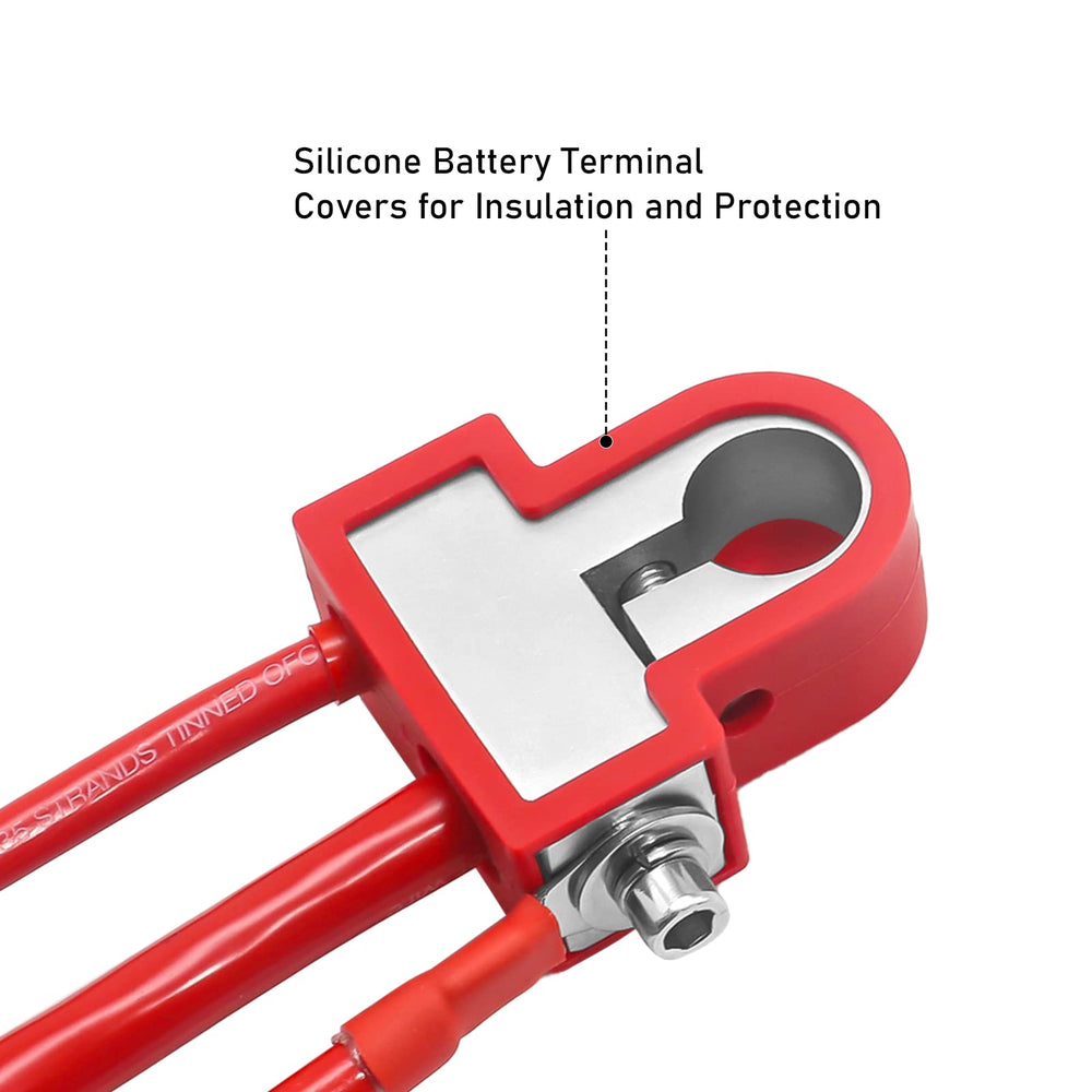 Power ring provision showing dual gauge outputs for flexible wiring
