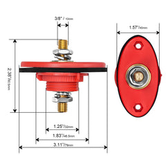 RECOIL BTTP-38 cable passage through panel for easy access to energize accessories.