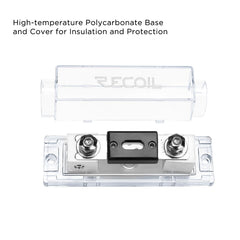 Input/output with 0/2/4 gauge compatibility for flexible wiring configurations.